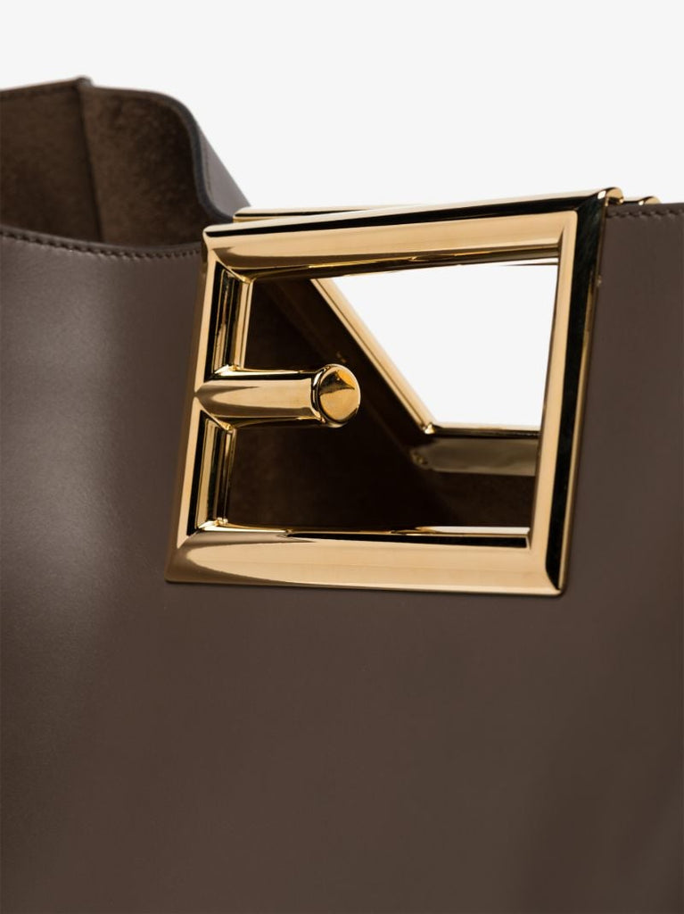 Brown Way Large Leather Tote Bag