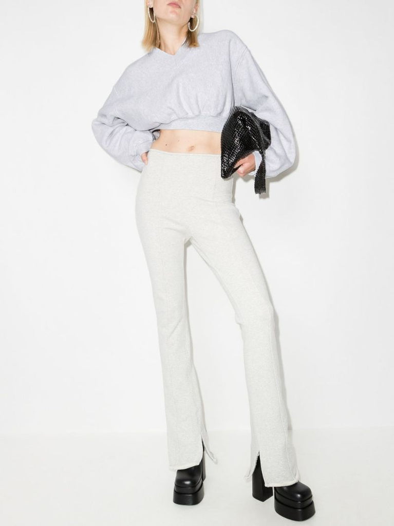 Cropped Cotton Sweatshirt