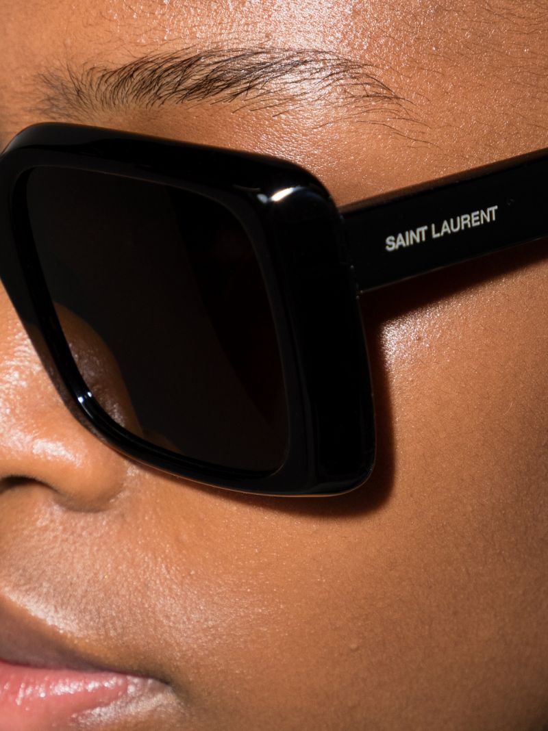 Black Oversized Square Sunglasses