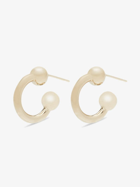 Gold-plated Devon Small Hoop Earrings