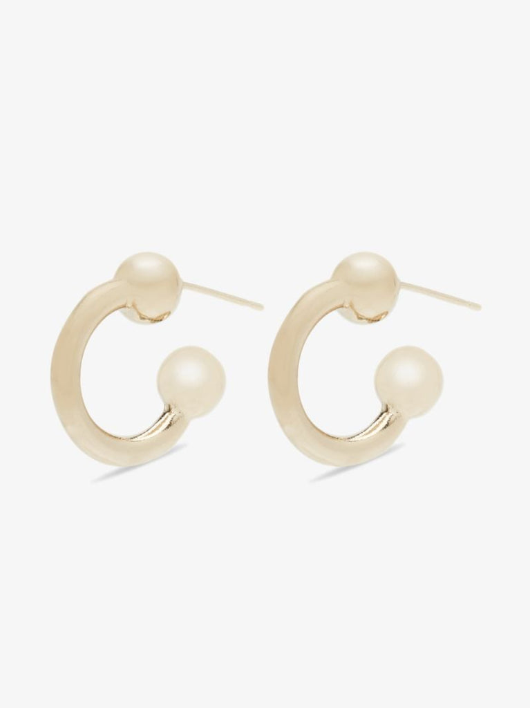 Gold-plated Devon Small Hoop Earrings