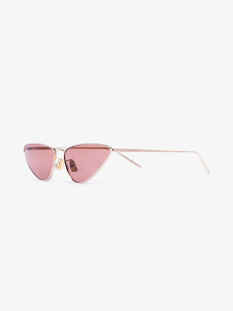 Gold Tone Cat Eye Sunglasses