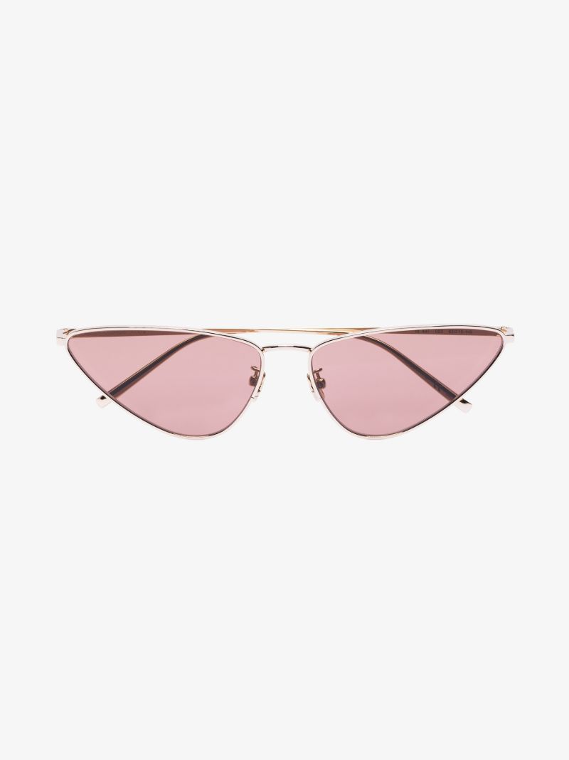 Gold Tone Cat Eye Sunglasses