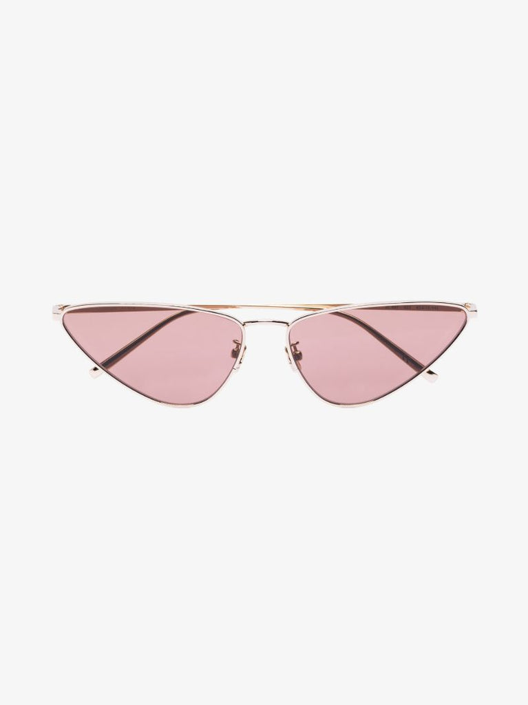 Gold Tone Cat Eye Sunglasses