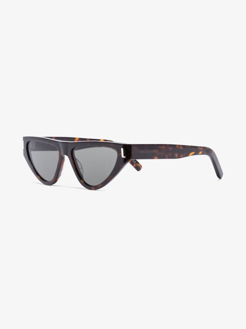 Brown Triangular Tortoiseshell Sunglasses