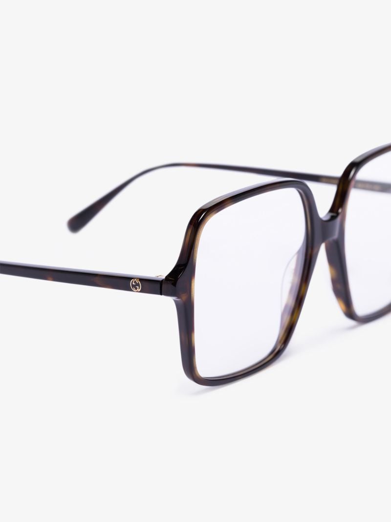 Black Havana Oversized Square Optical Glasses