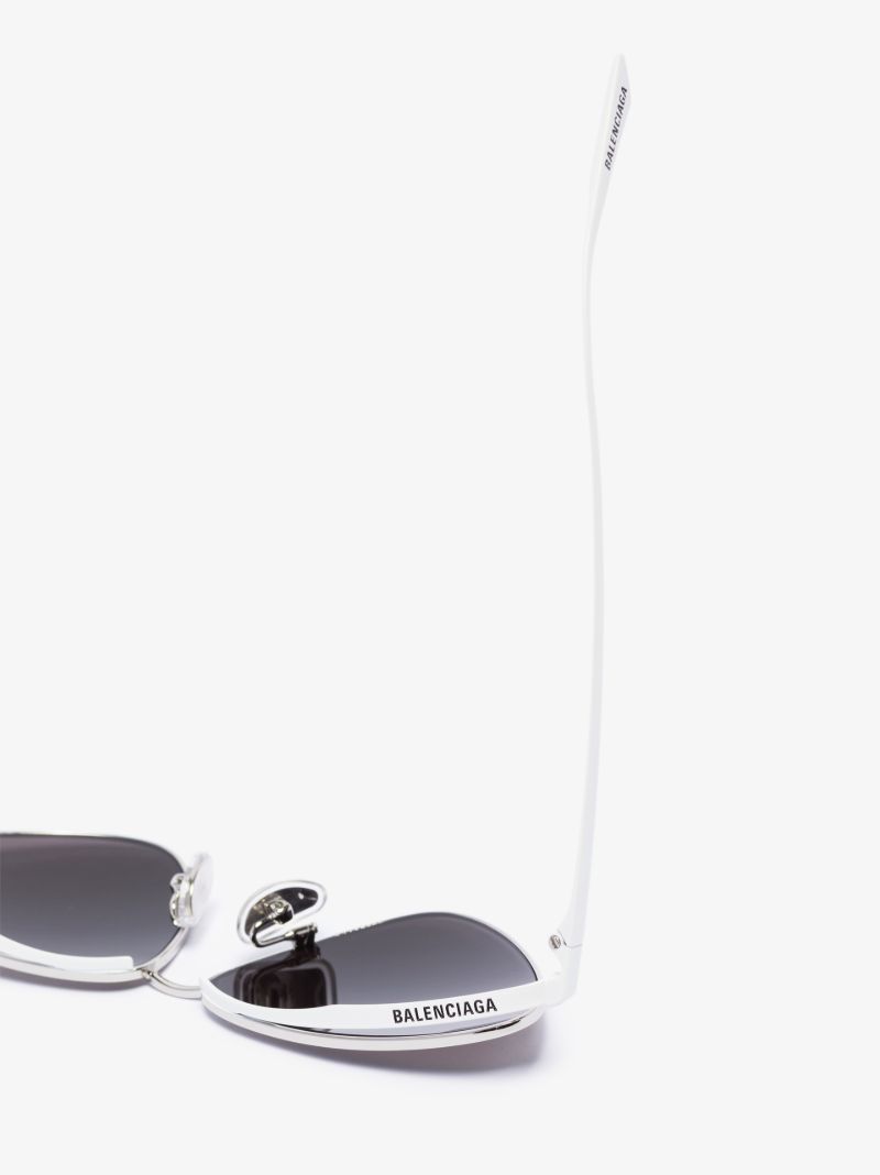 White Triangle Logo Sunglasses