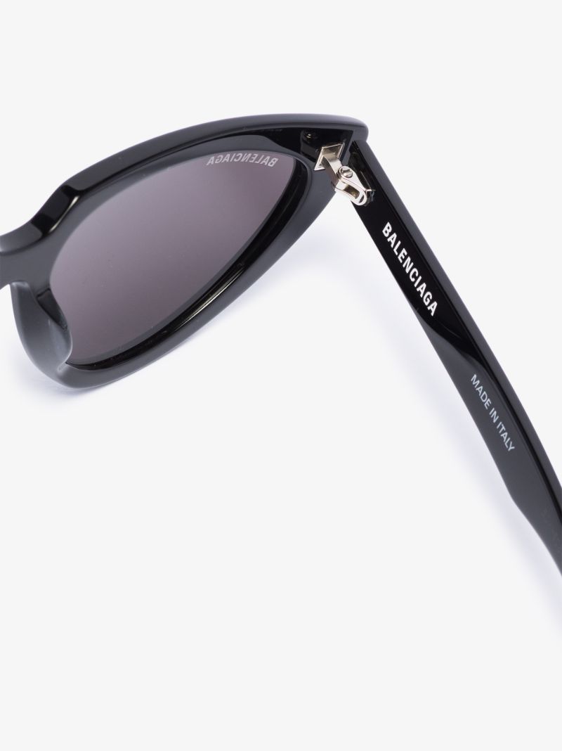 Black Elongated Cat Eye Sunglasses