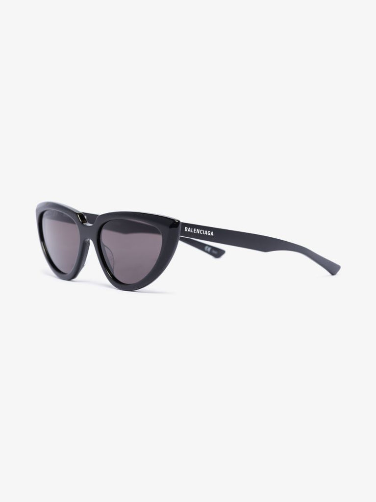 Black Elongated Cat Eye Sunglasses