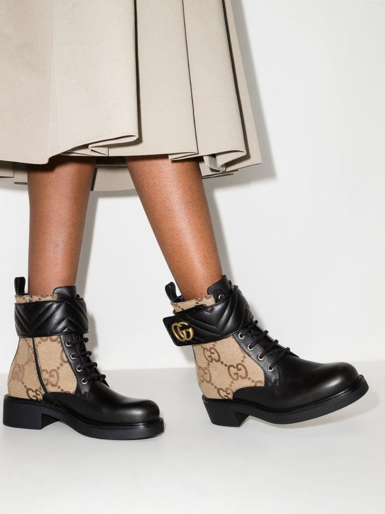 Black Marmont Combat Boots