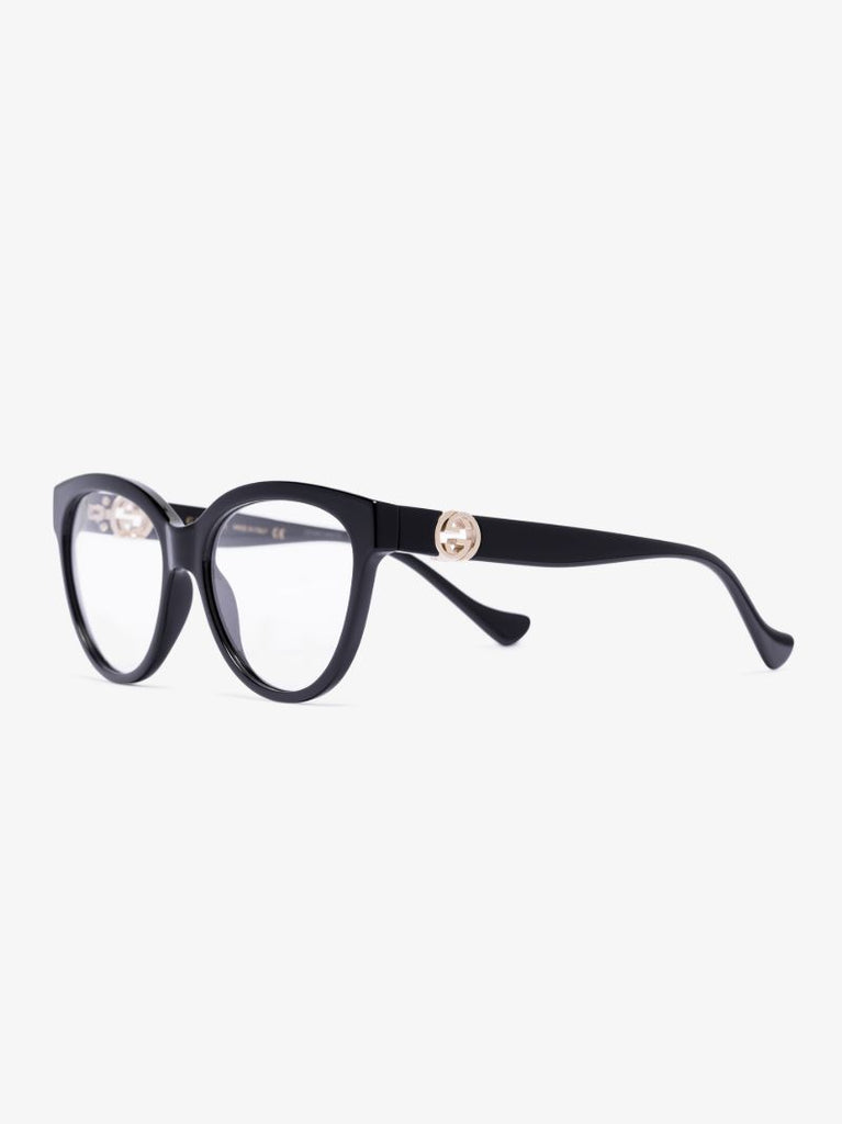 Black Gg Chain Optical Glasses