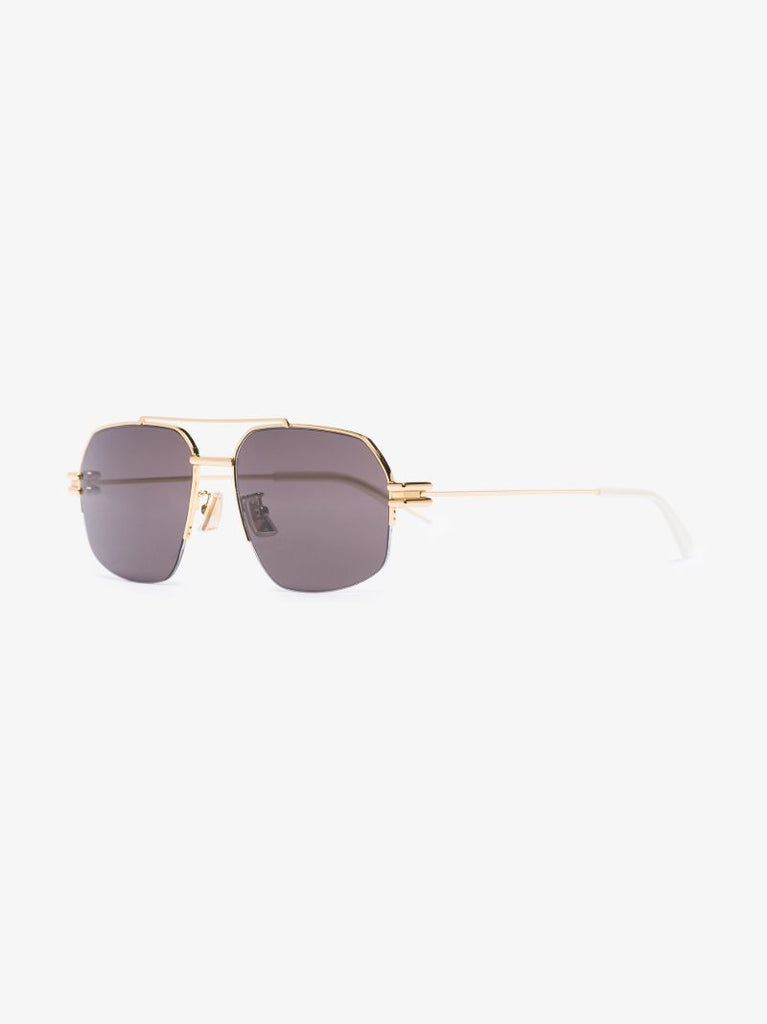 Gold-tone Bond Aviator-style Sunglasses