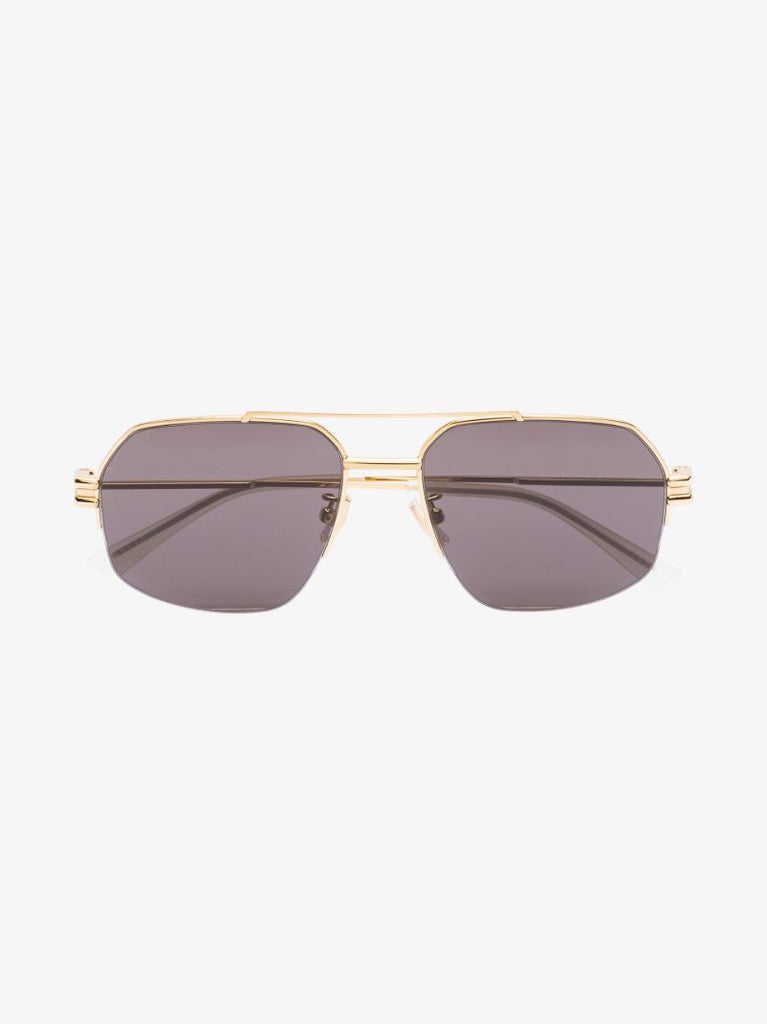 Gold-tone Bond Aviator-style Sunglasses