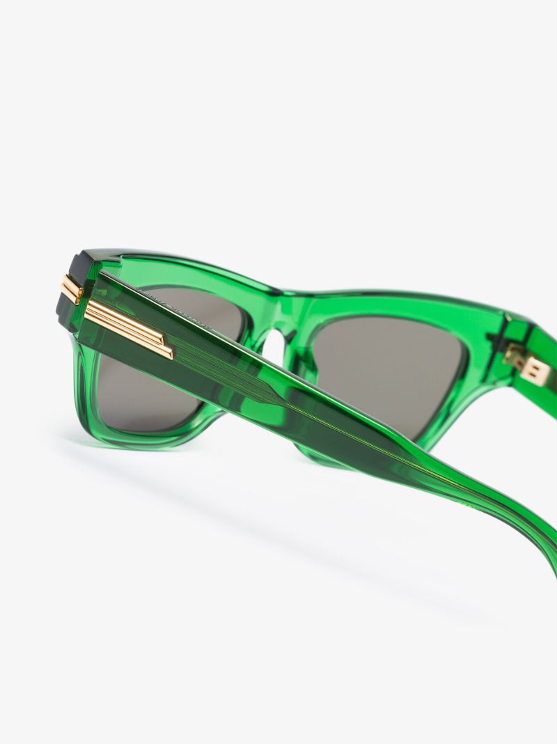 Green Mitre Square Sunglasses