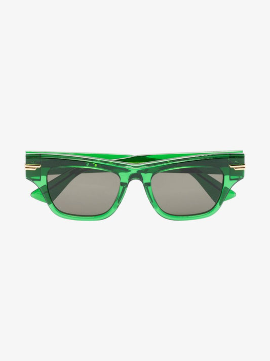 Green Mitre Square Sunglasses