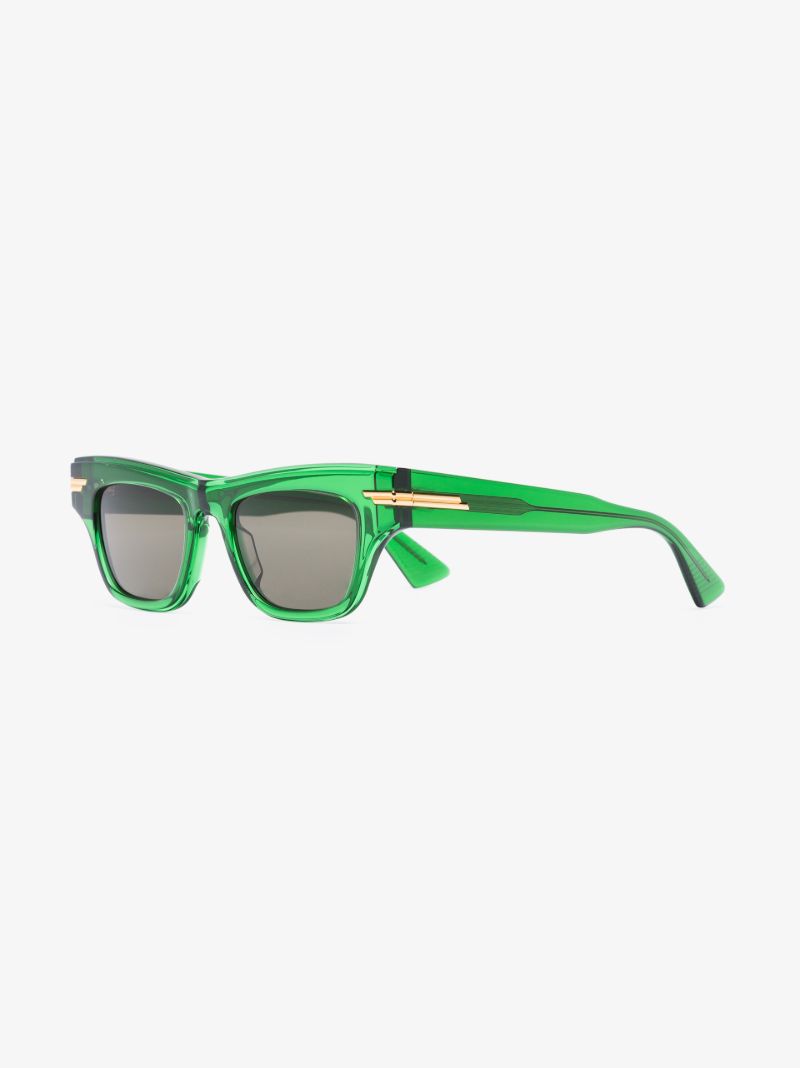 Green Mitre Square Sunglasses