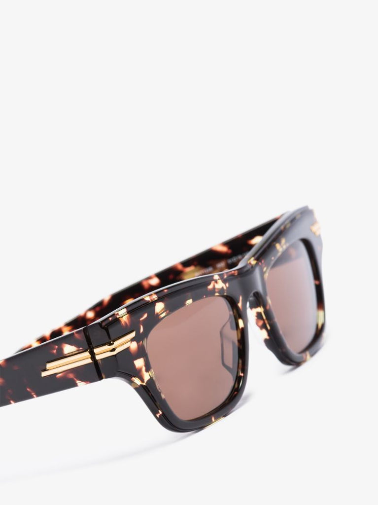 Brown Tortoiseshell Square Sunglasses