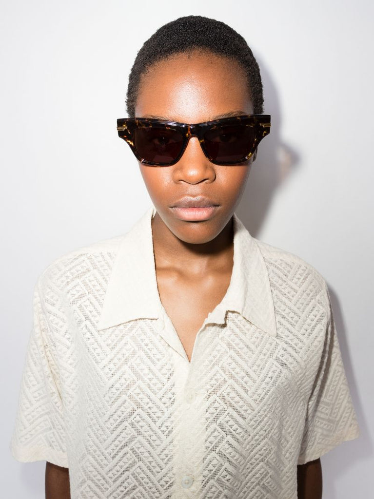 Brown Tortoiseshell Square Sunglasses