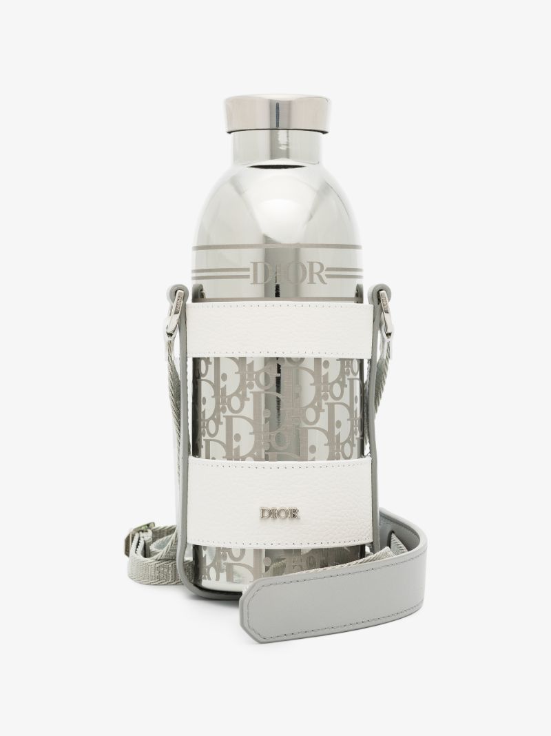 Metallic Oblique Strapped Water Bottle