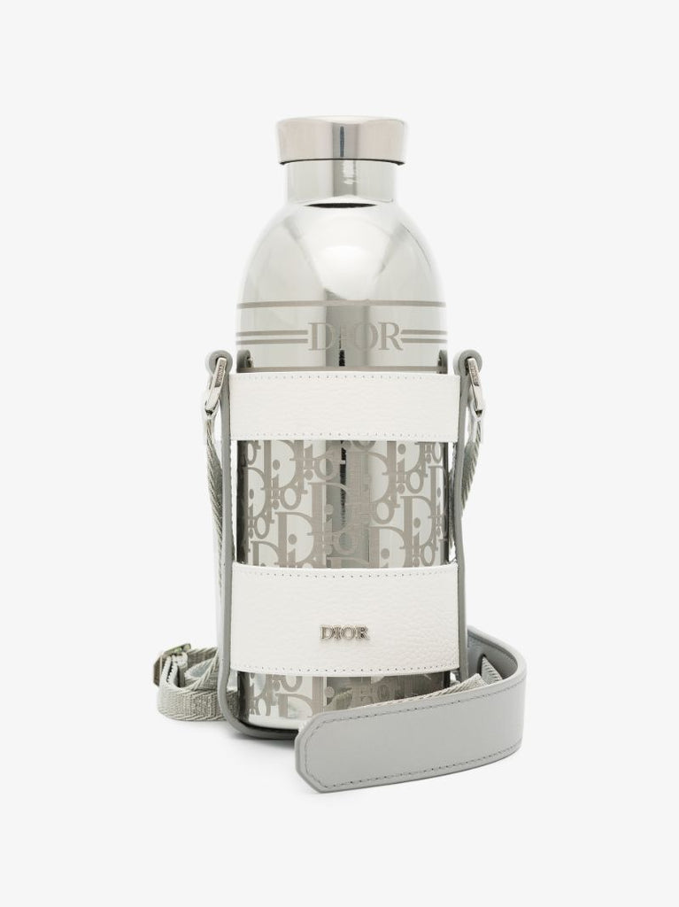 Metallic Oblique Strapped Water Bottle