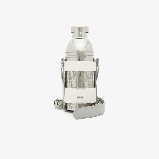 Metallic Oblique Strapped Water Bottle