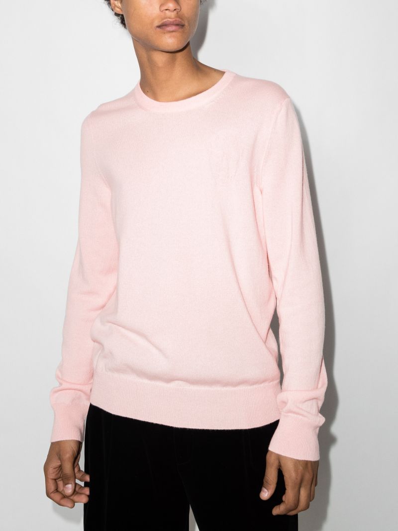 Skull Detail Cashmere Sweater
