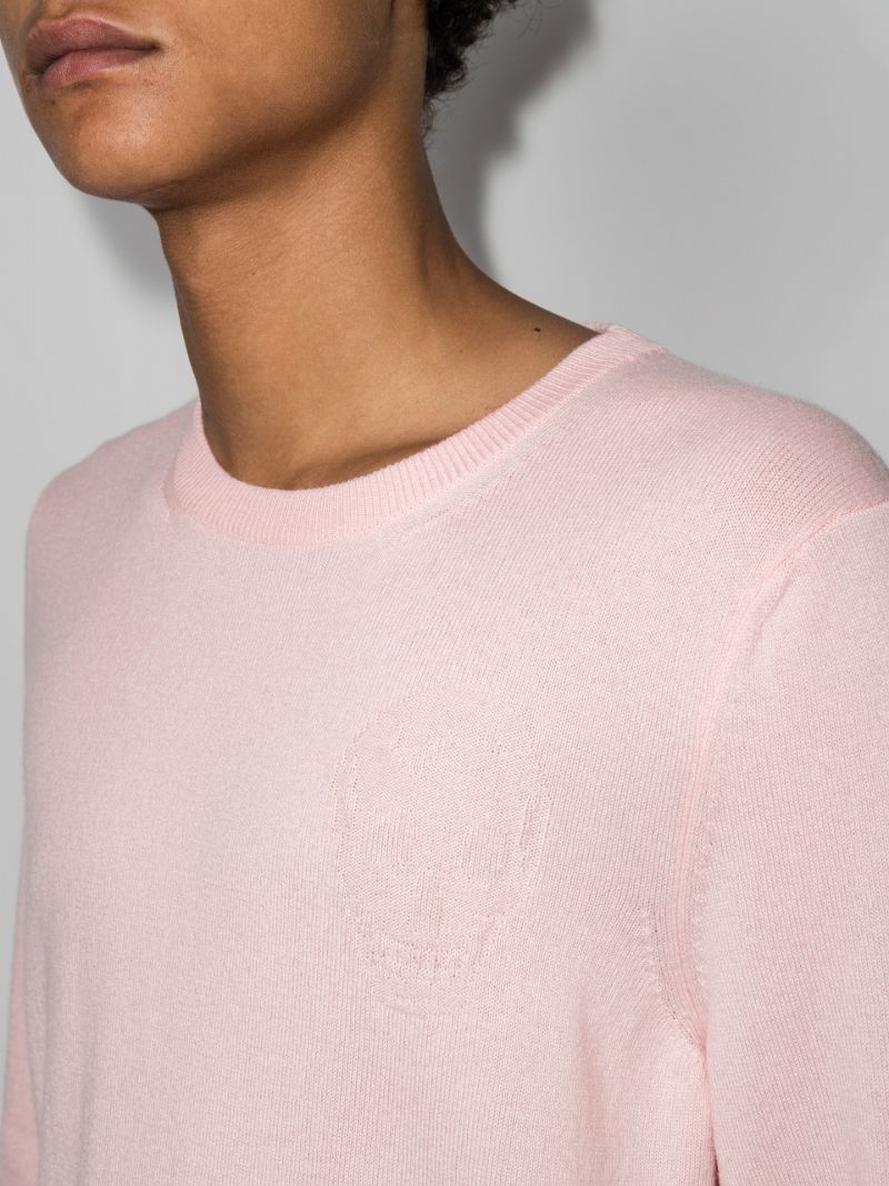 Skull Detail Cashmere Sweater