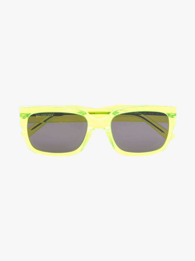 Yellow Rectangular Sunglasses
