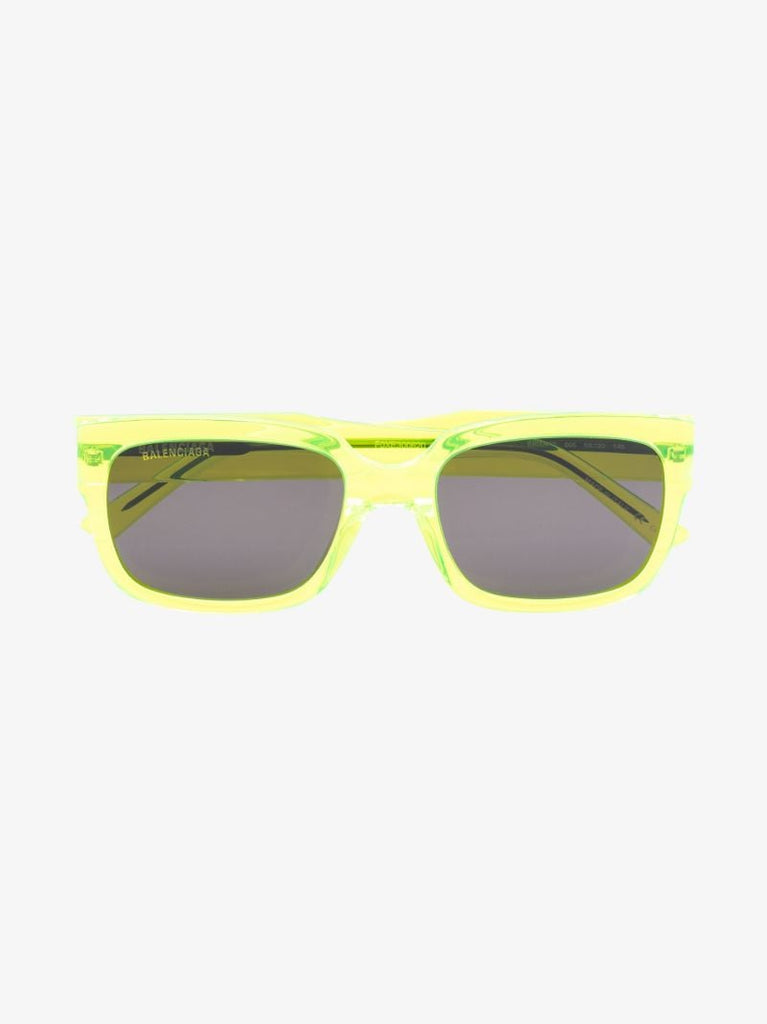 Yellow Rectangular Sunglasses