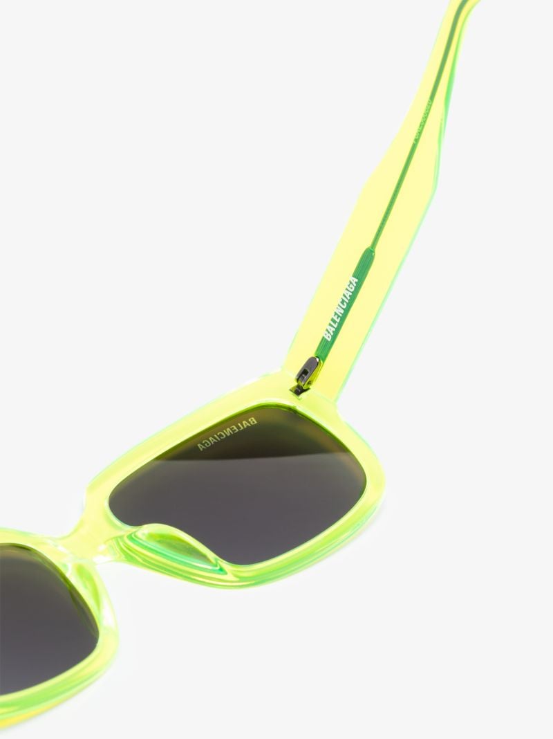 Yellow Rectangular Sunglasses