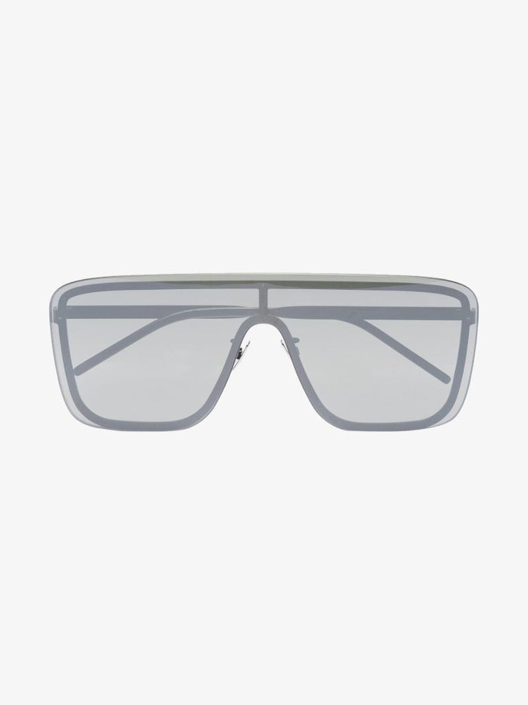 Black Oversized Shield Sunglasses
