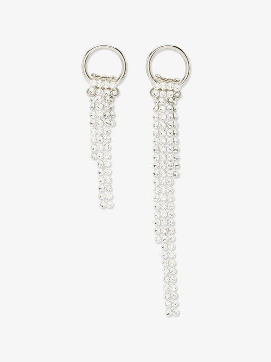 Silver Tone Shanon Crystal Drop Earrings