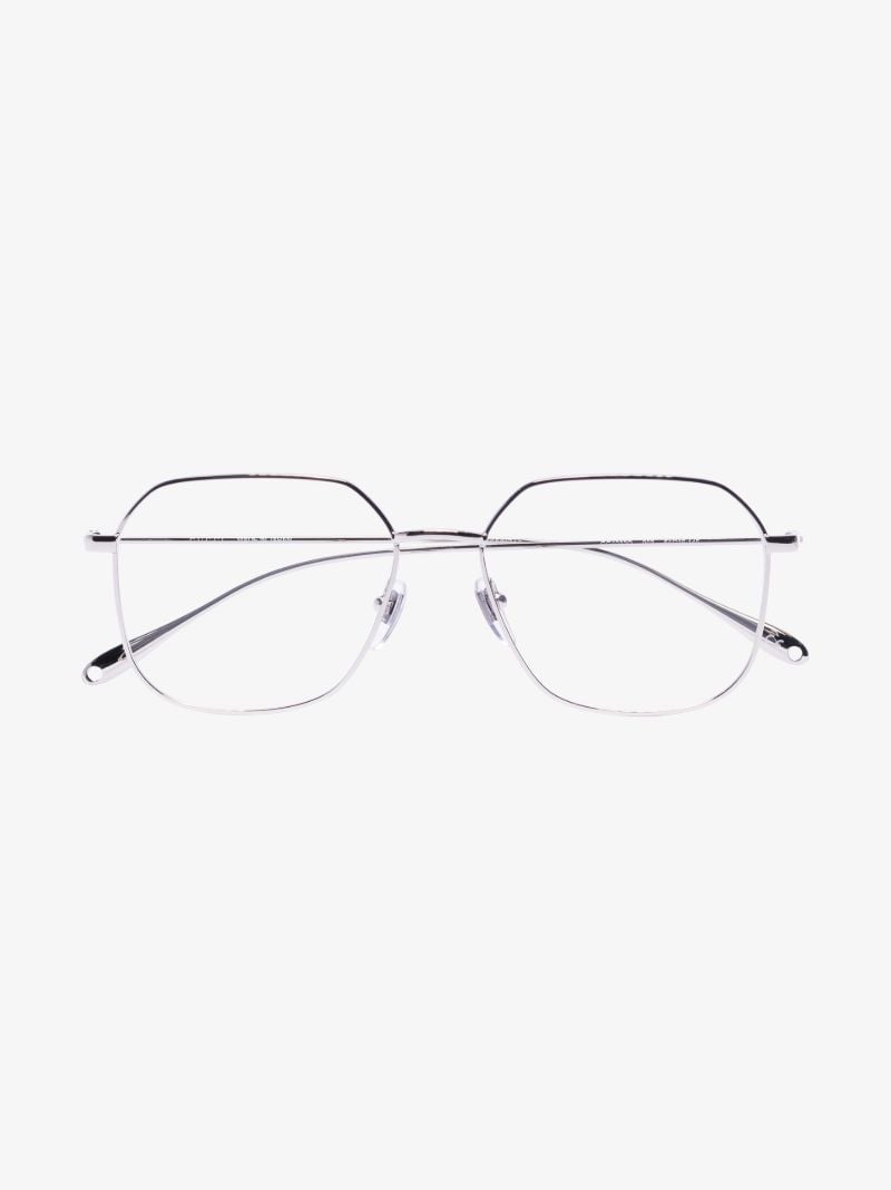 Silver Tone Angular Optical Glasses