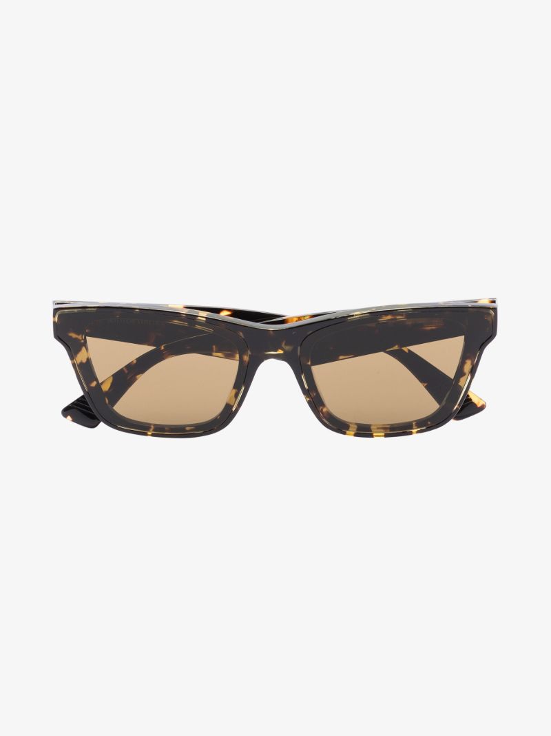 Brown Angle Cat Eye Sunglasses