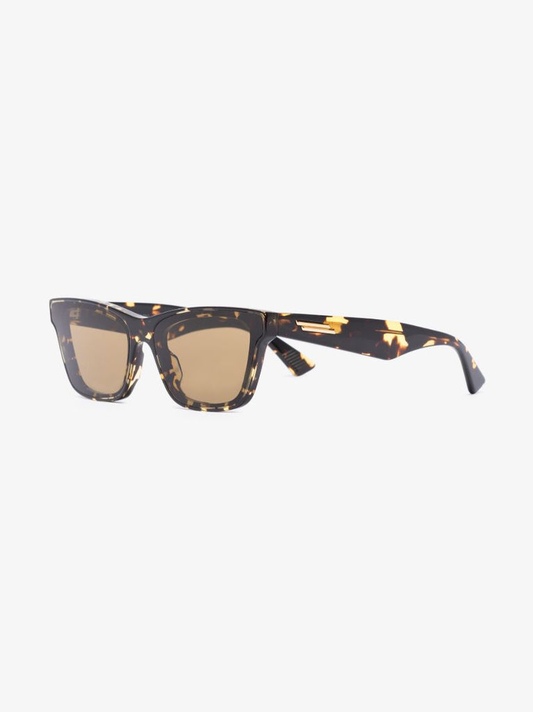 Brown Angle Cat Eye Sunglasses