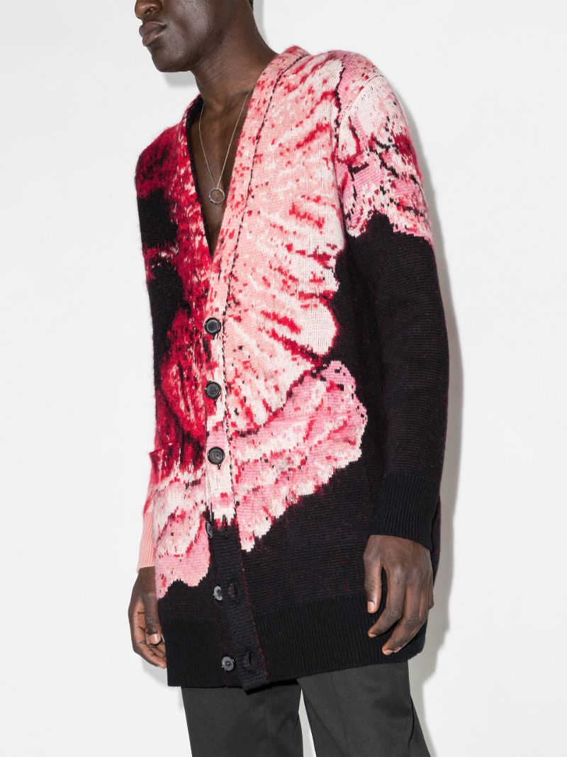 Floral Jacquard Cardigan