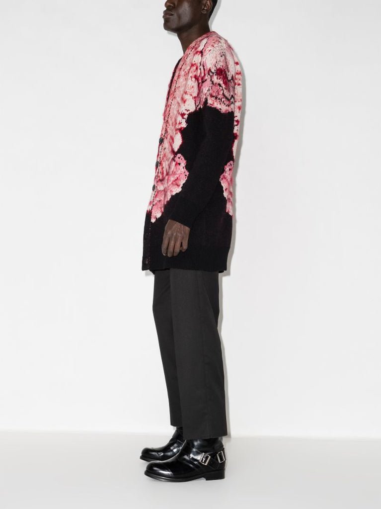 Floral Jacquard Cardigan