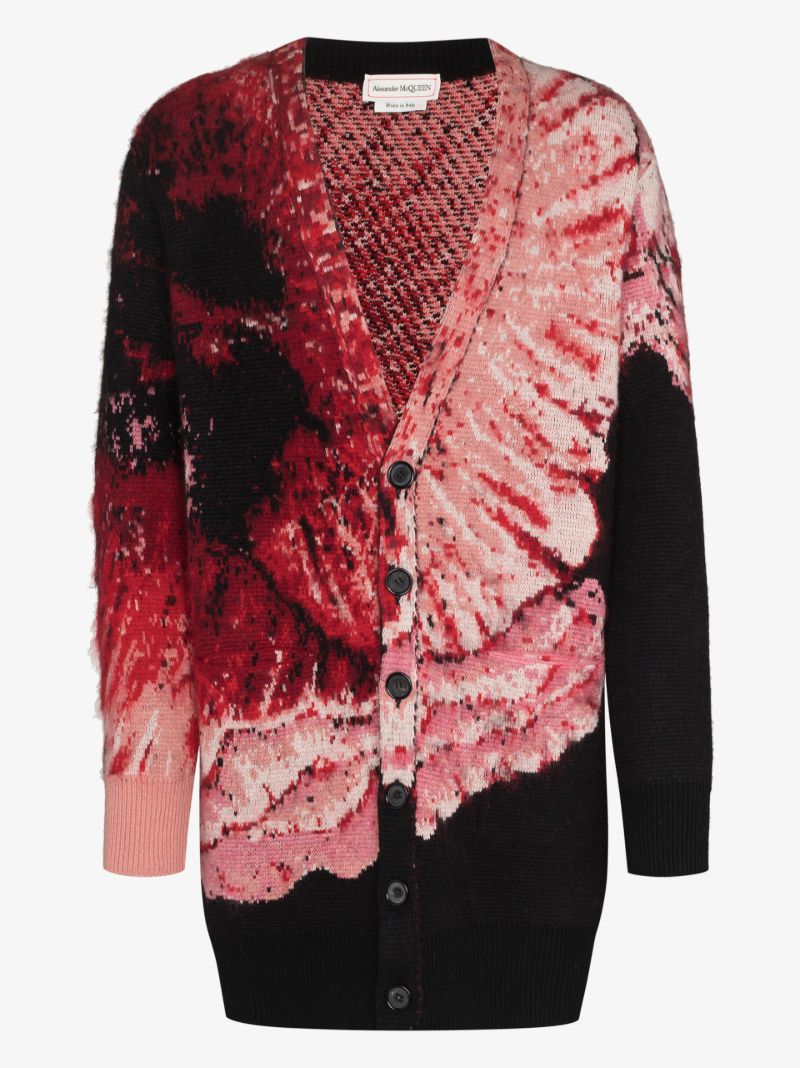 Floral Jacquard Cardigan