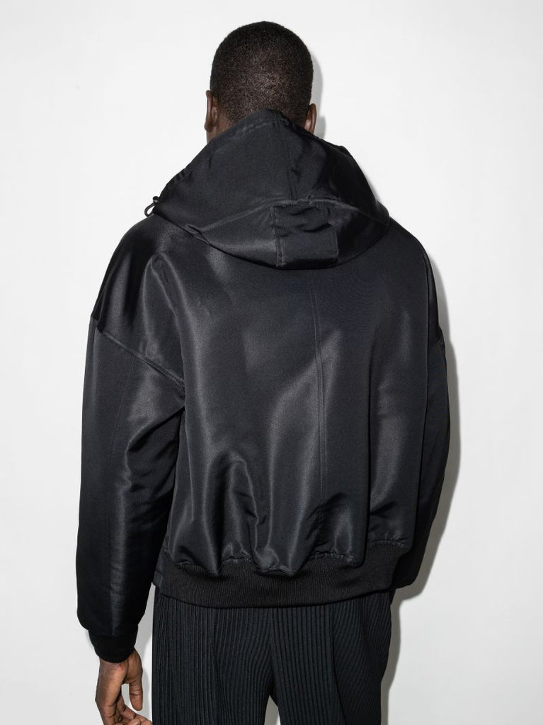 Logo Embroidered Windbreaker Jacket