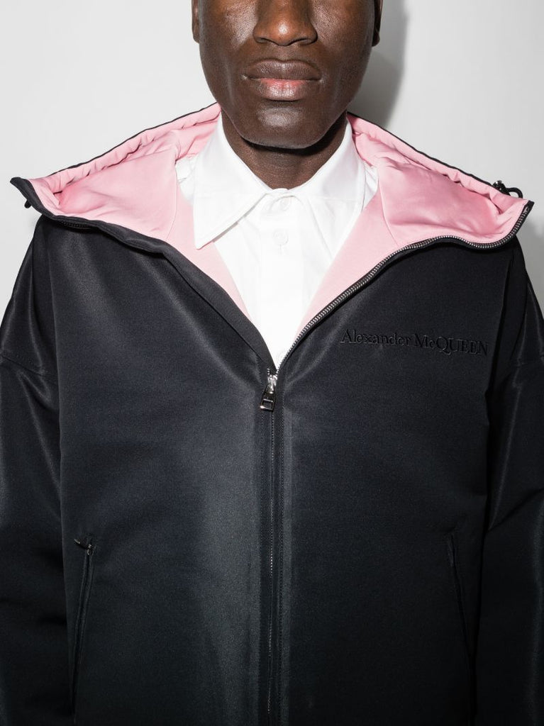 Logo Embroidered Windbreaker Jacket