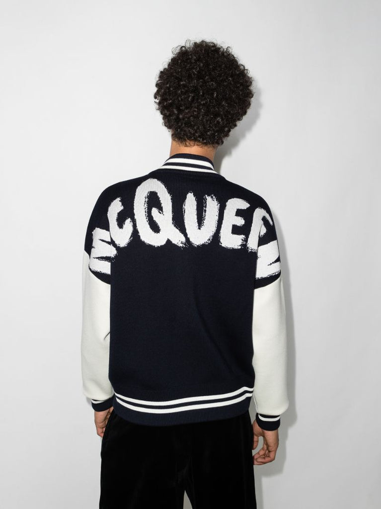 Embroidered Skull Bomber Jacket