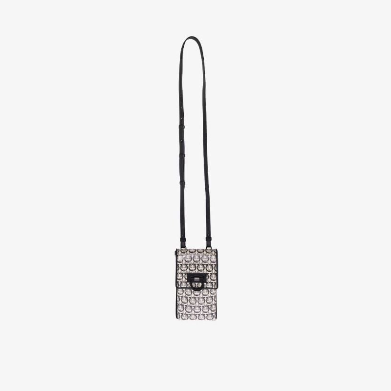 Gancini-print Phone Holder