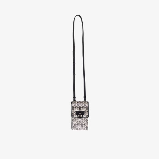 Gancini-print Phone Holder