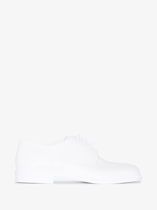 White Tabi Rubber Brogues