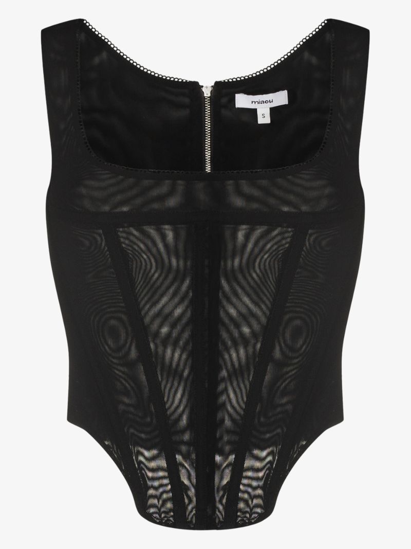 Black Campbell Corset Top