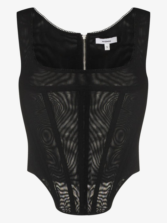 Black Campbell Corset Top