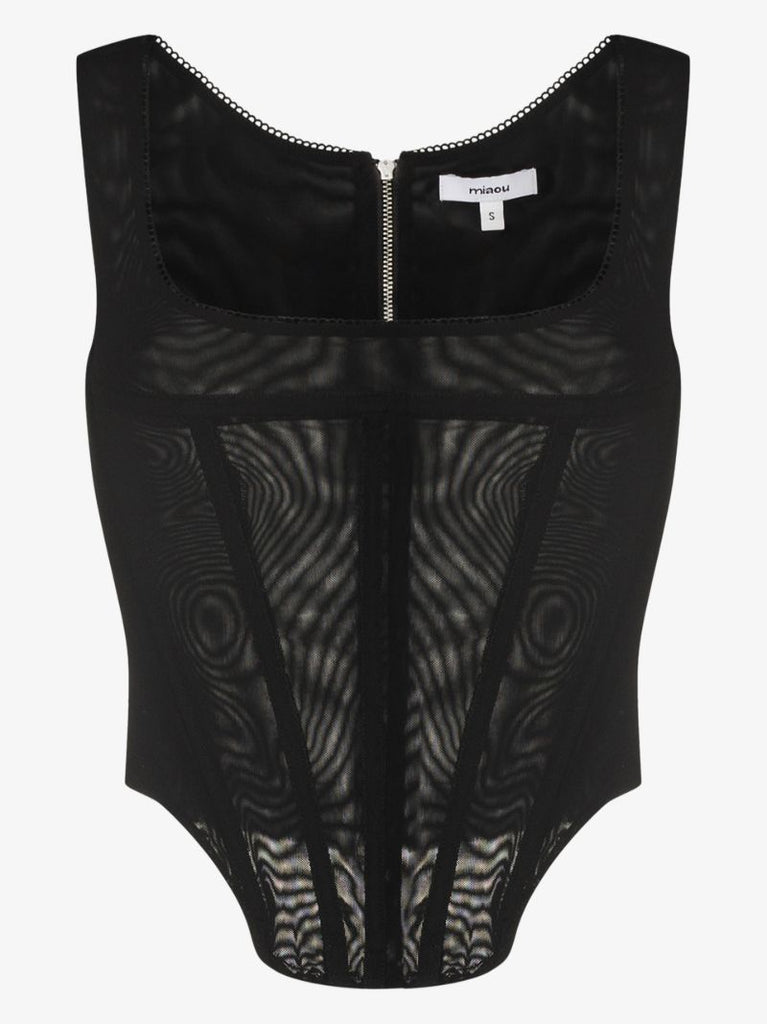 Black Campbell Corset Top