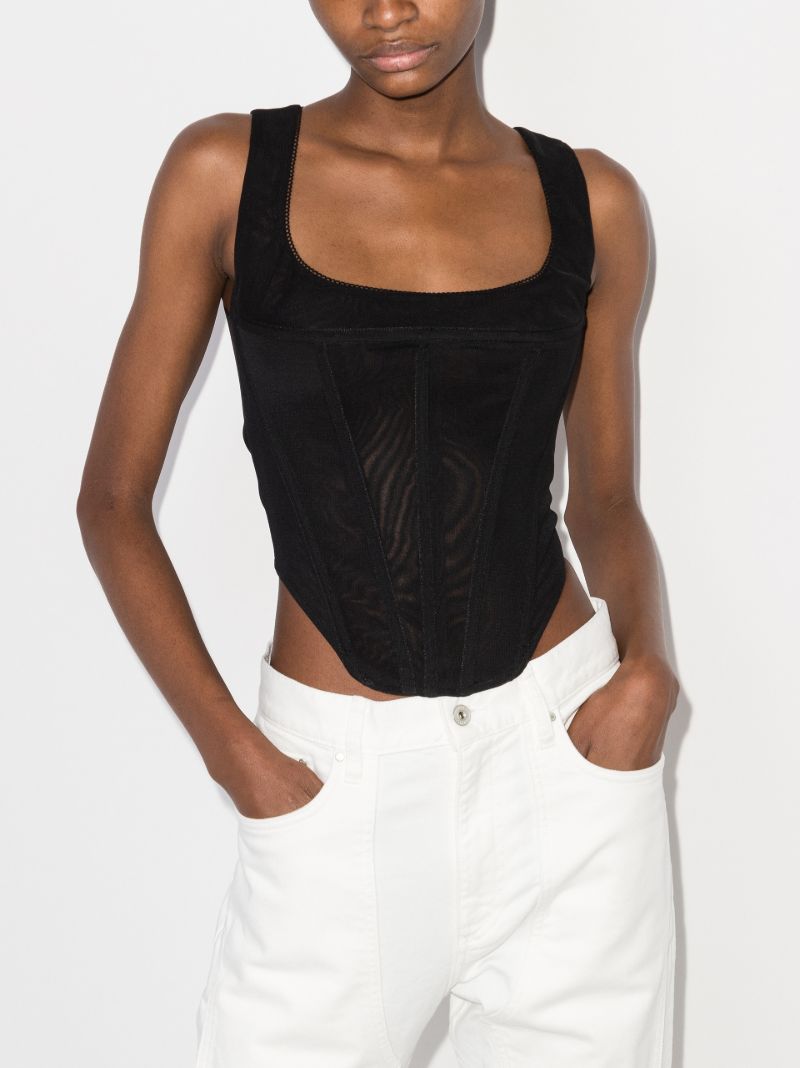 Black Campbell Corset Top