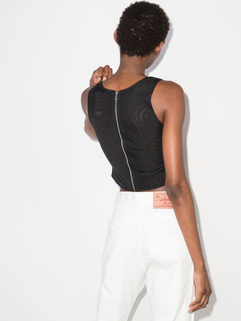 Black Campbell Corset Top