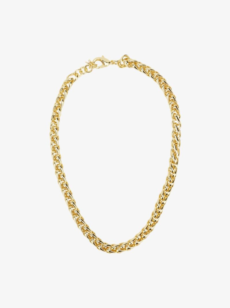 Gold-plated Liquid Gold Chain Necklace